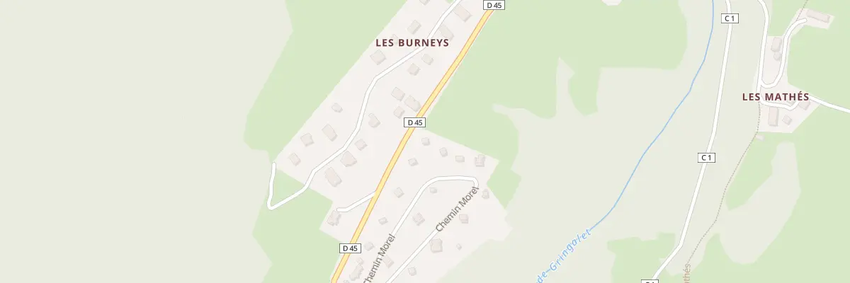 Plan du 320 Che Morel à Corbel