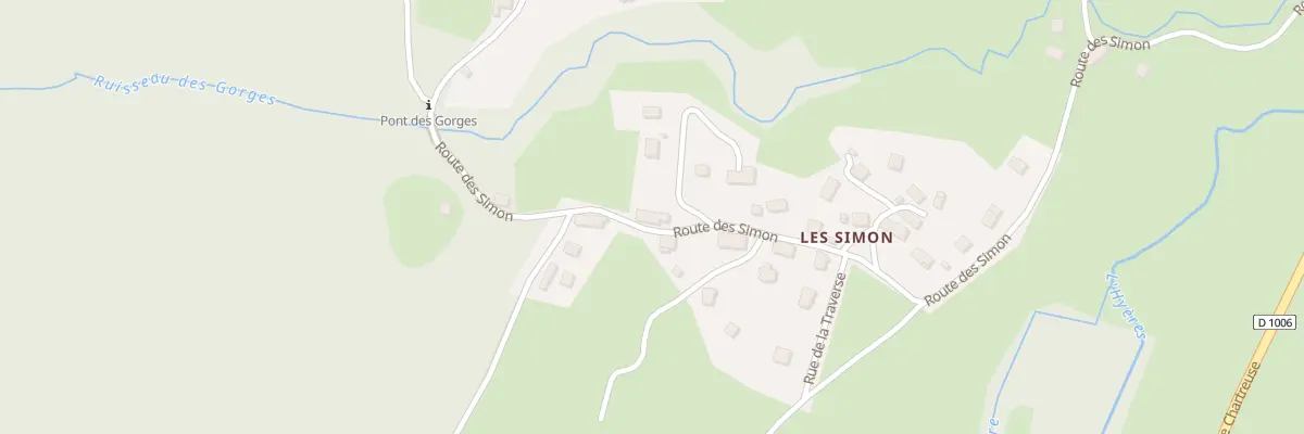 Plan du 840 Rte des Simon à Saint-Thibaud-de-Couz