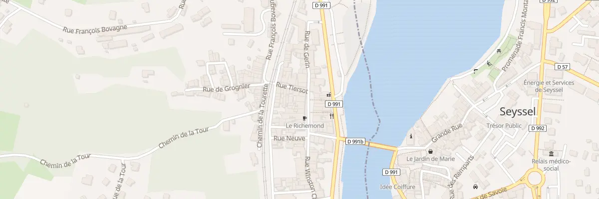 Plan du 4 Pl de la Republique à Seyssel