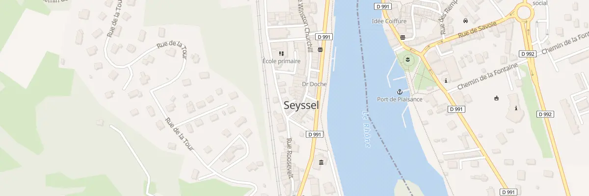 Plan du 12 Bd Bonivard à Seyssel