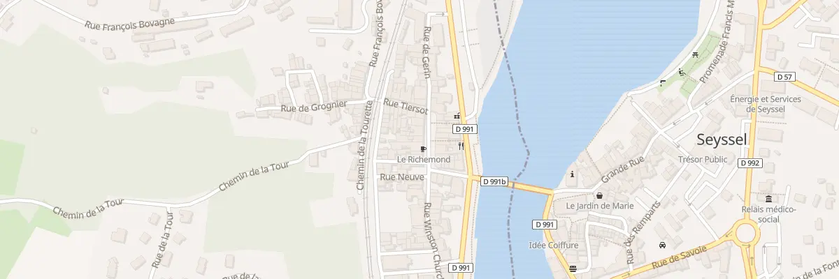 Plan du 10 Pl de la Republique à Seyssel