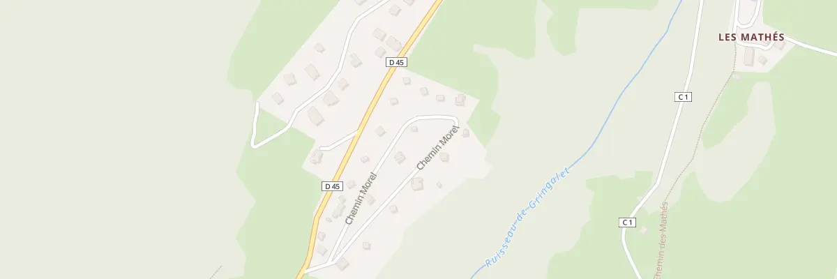 Plan du 337 Che Morel à Corbel