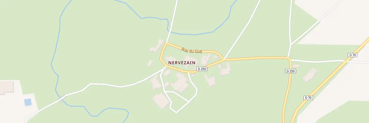 Plan du 7 Rue du Gue à Vauconcourt-Nervezain