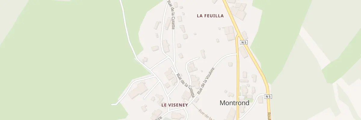 Plan du 2 Rue de la Cotette à Montrond