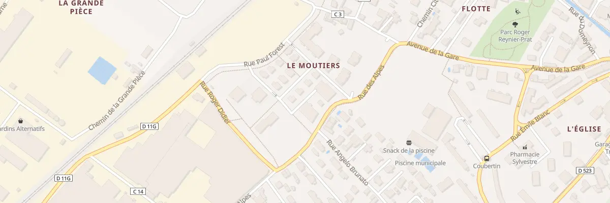 Plan du 20 All de la Râperie à Domène