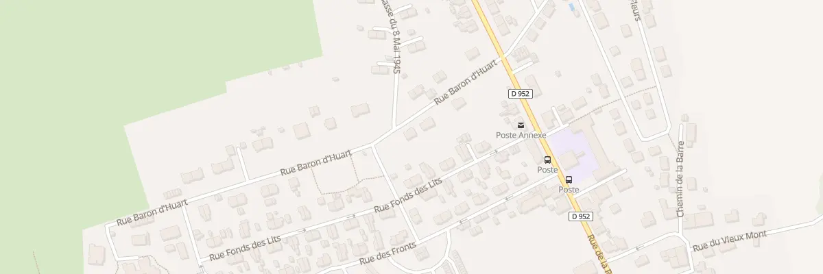 Plan du 4B Rue Baron d’Huart à Mont-Bonvillers