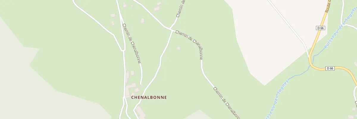 Plan du 855 Che de Chenalbonne à Châtel-en-Trièves