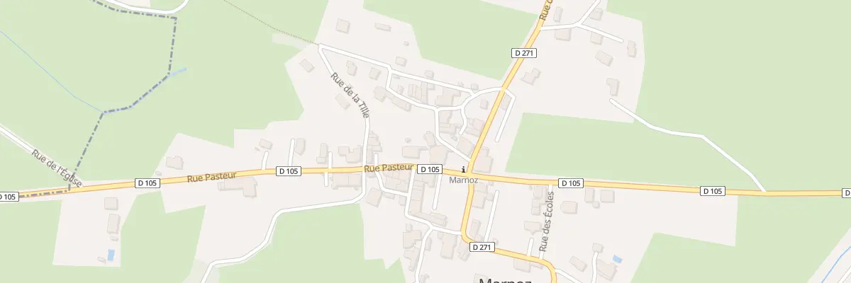 Plan du 2 Rue des Bourgeons à Marnoz