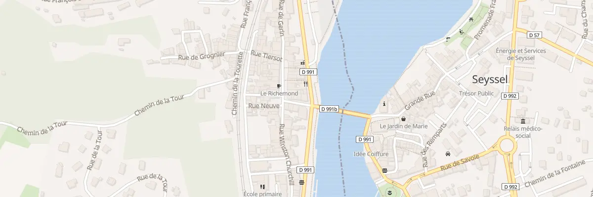 Plan du 3 Rue du bon Secours à Seyssel