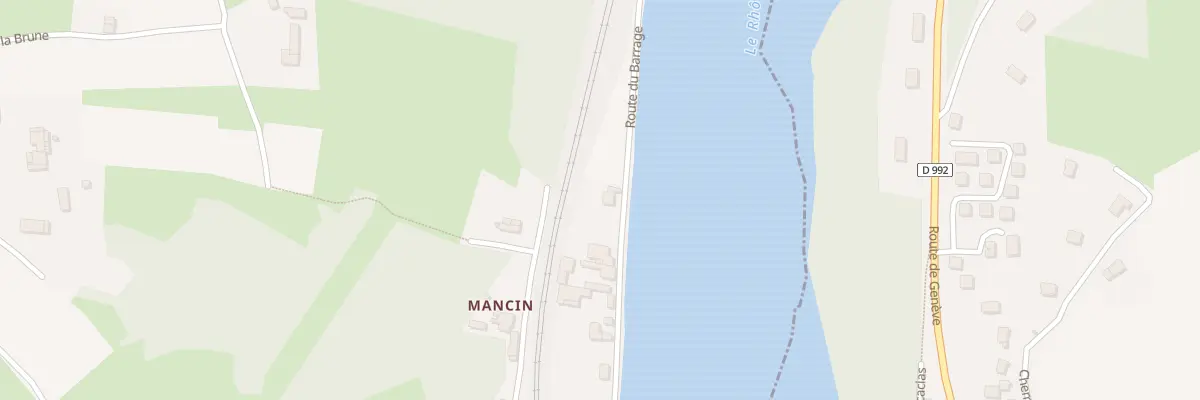Plan du 5105 Rte du Barrage à Corbonod