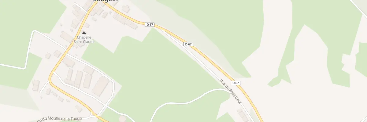 Plan du 9 Rue de la Sirène à Saugeot