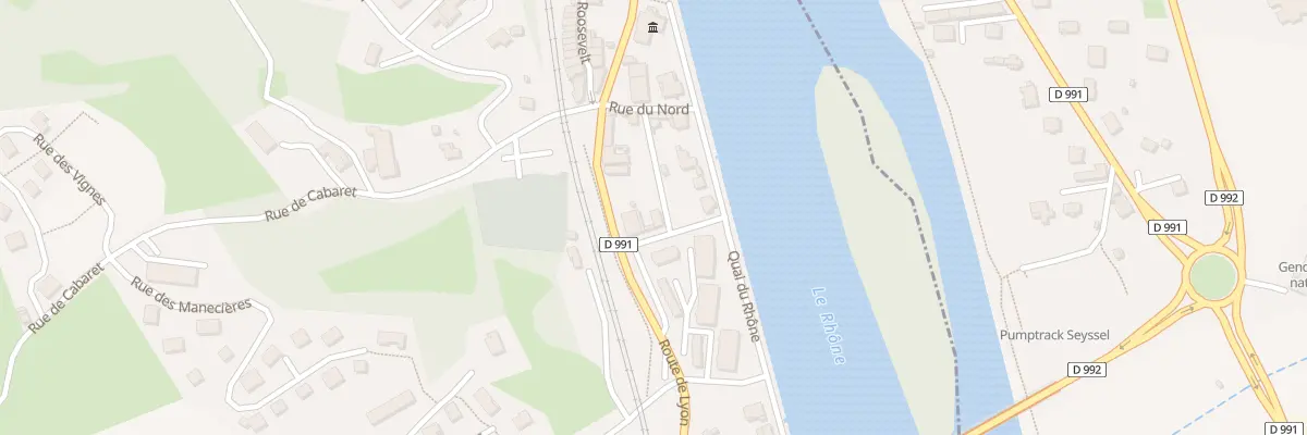 Plan du 3 Rue de la Gare d’Eau à Seyssel