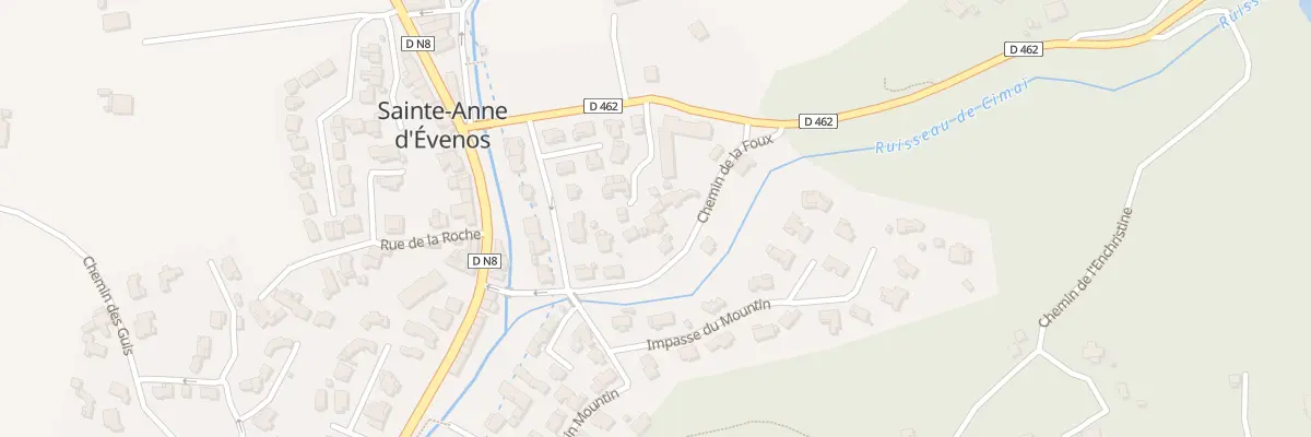 Plan du 175 Che de la Foux à Évenos
