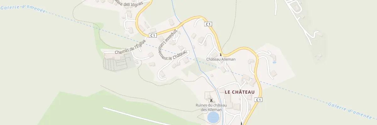 Plan du 182 Imp Lotissement le Château à Séchilienne