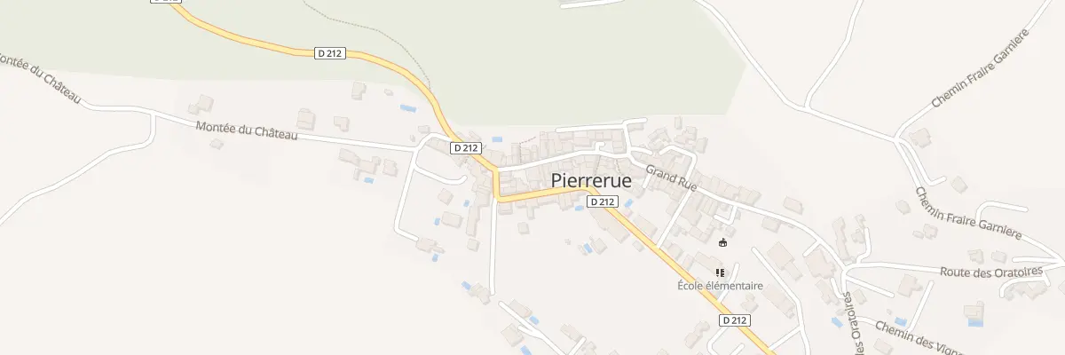 Plan du 47 Rue Grande à Pierrerue