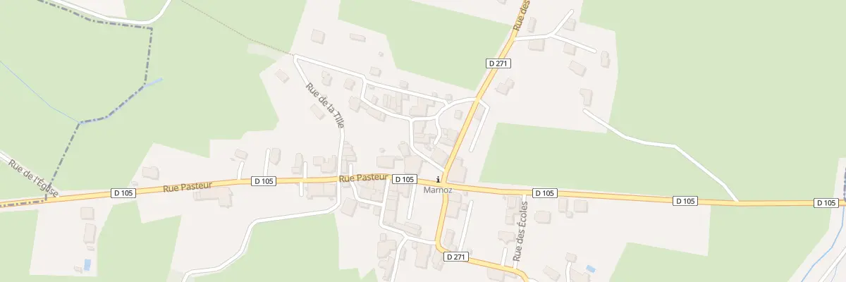 Plan du 1 Rue des Bourgeons à Marnoz