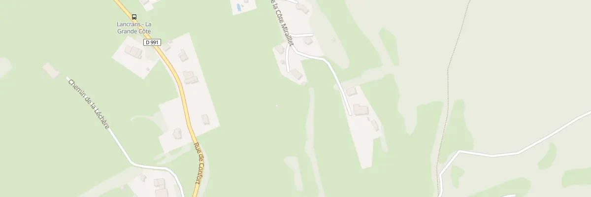 Plan du 444 Che de la Cote a Miraillet à Valserhône