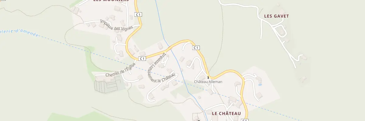 Plan du 435 Rte du Luitel à Séchilienne