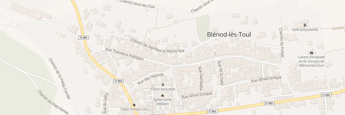 Plan du 1 Rue Emile Bernheim à Blénod-lès-Toul