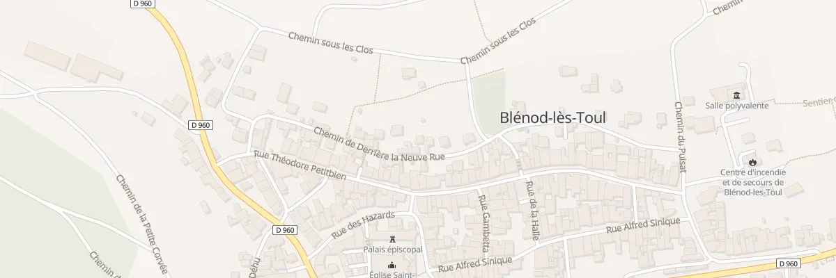 Plan du 21 Che de Derriere La Neuve Rue à Blénod-lès-Toul