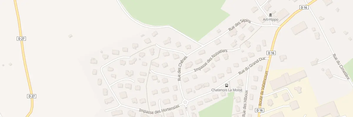 Plan du 24 Lot Herbecote à Châtenois