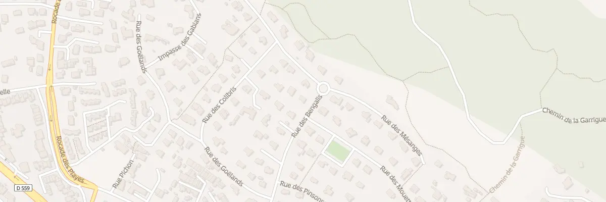 Plan du 237 Rue des Bengalis à Six-Fours-les-Plages