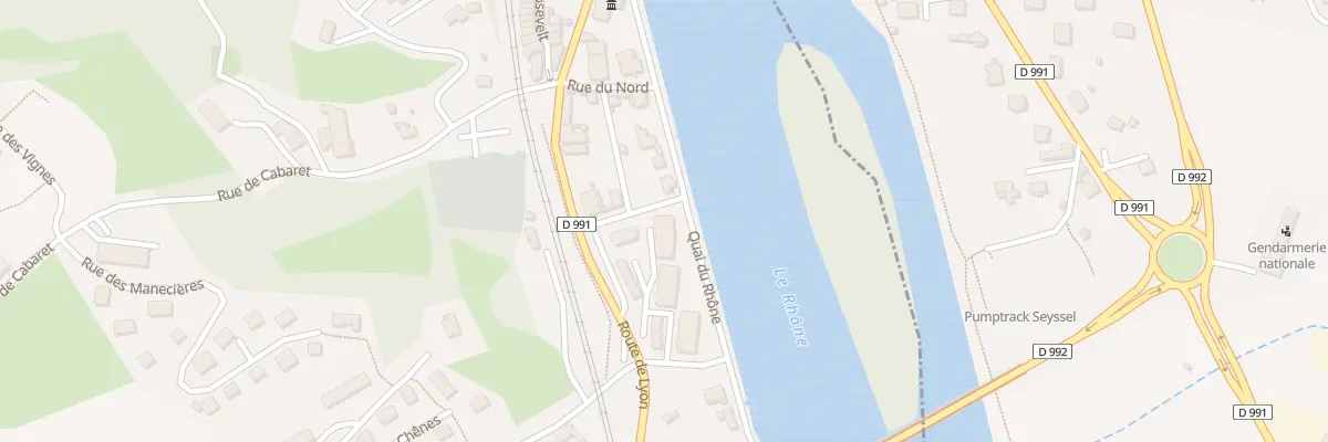 Plan du 1 Rue François Broisin à Seyssel