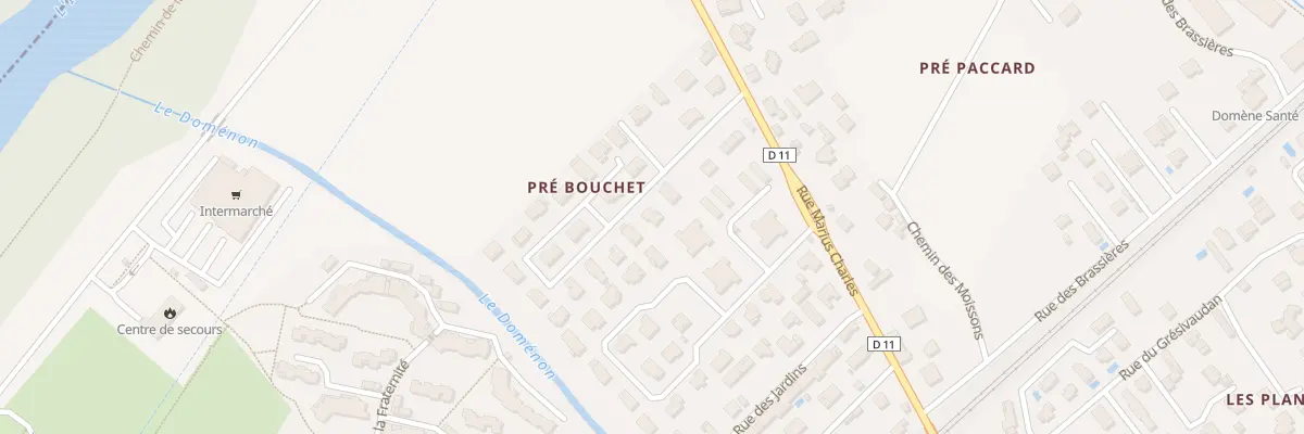 Plan du 123 Rue Marius Charles à Domène
