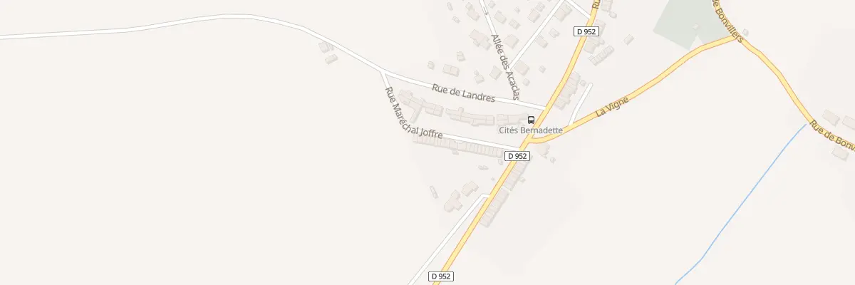 Plan du 20 Rue Marechal Joffre à Mont-Bonvillers