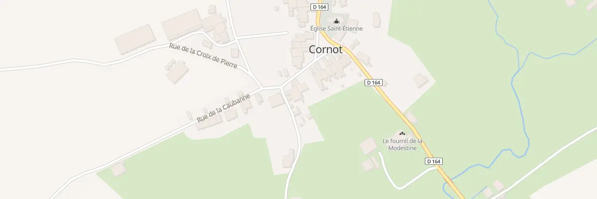 Plan du 1 Pla de la Liberté à Cornot