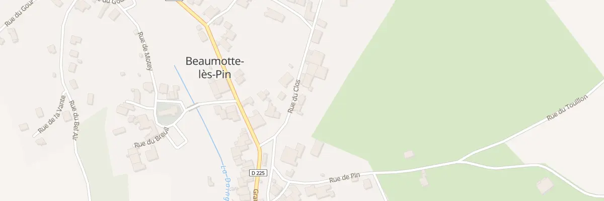Plan du 2B Rue du Clos à Beaumotte-lès-Pin