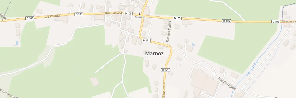 Plan du 3 Rte de Pretin à Marnoz