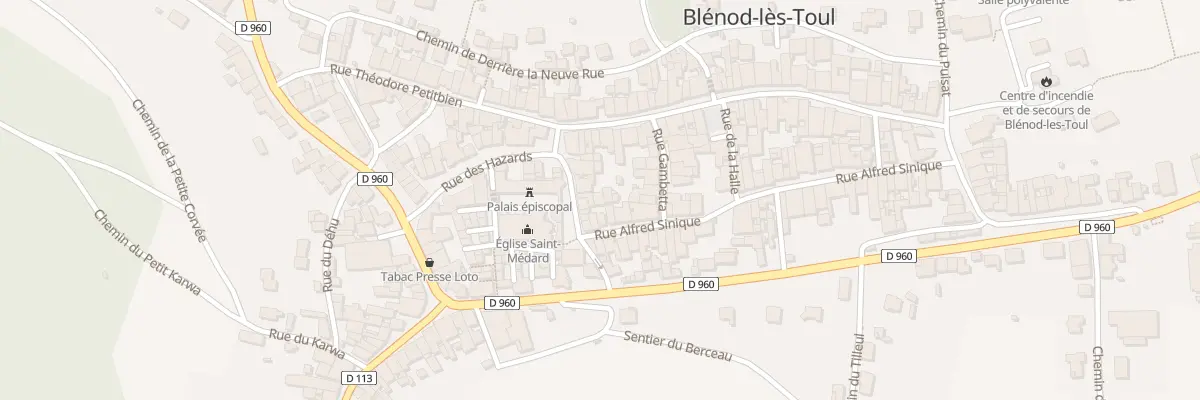 Plan du 5 Rue Alfred Sinique à Blénod-lès-Toul