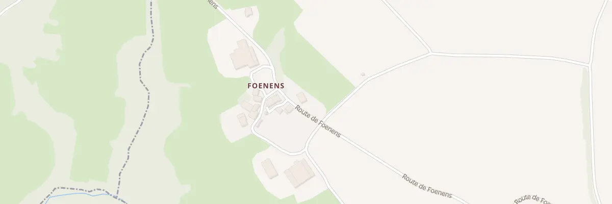 Plan du 1910 Rte de Foenens à Chêne-en-Semine