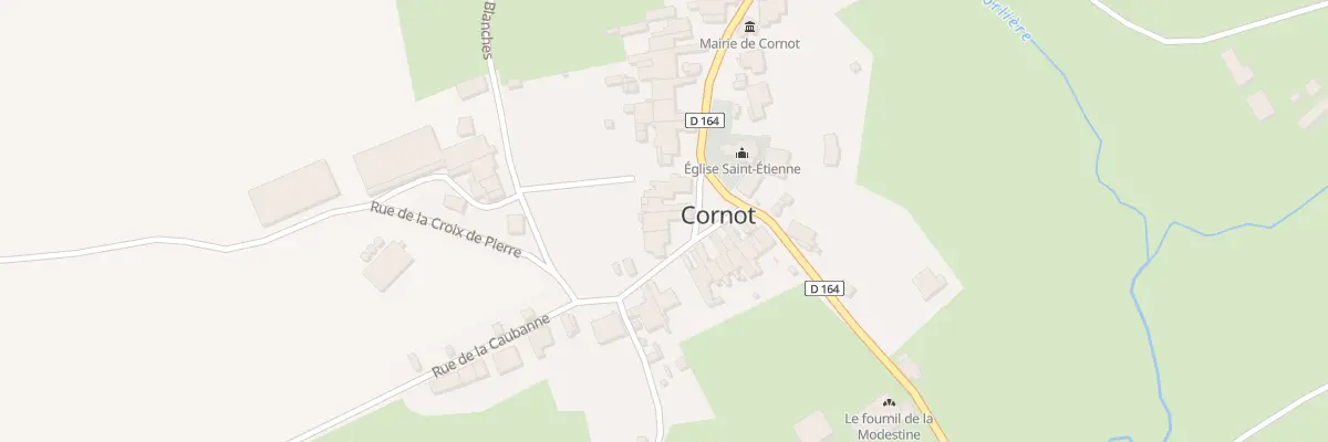 Plan du 6 Pl de la Chevanne à Cornot