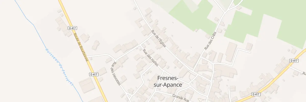 Plan du 16 Rue des Halles à Fresnes-sur-Apance