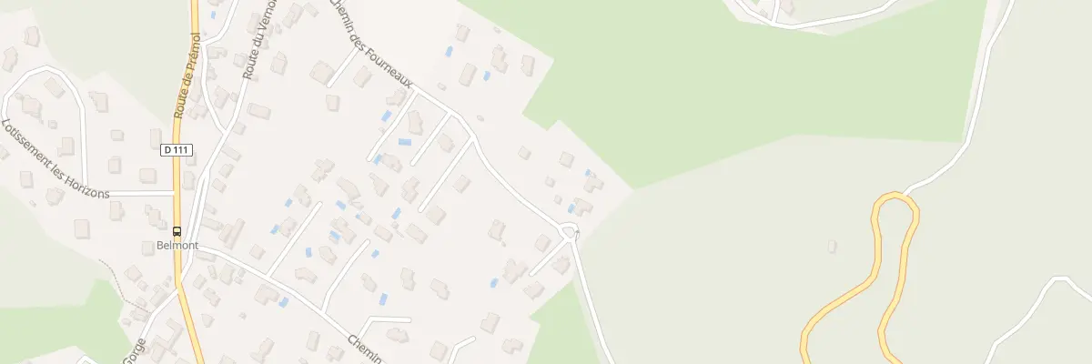 Plan du 315 Che des Fourneaux à Vaulnaveys-le-Haut