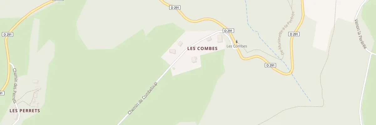 Plan du 223 Che de Combeloup à Murianette