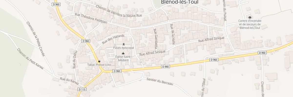 Plan du 9 Rue Alfred Sinique à Blénod-lès-Toul