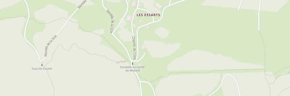 Plan du 2710 Mte de la Scia à Saint-Pierre-de-Chartreuse
