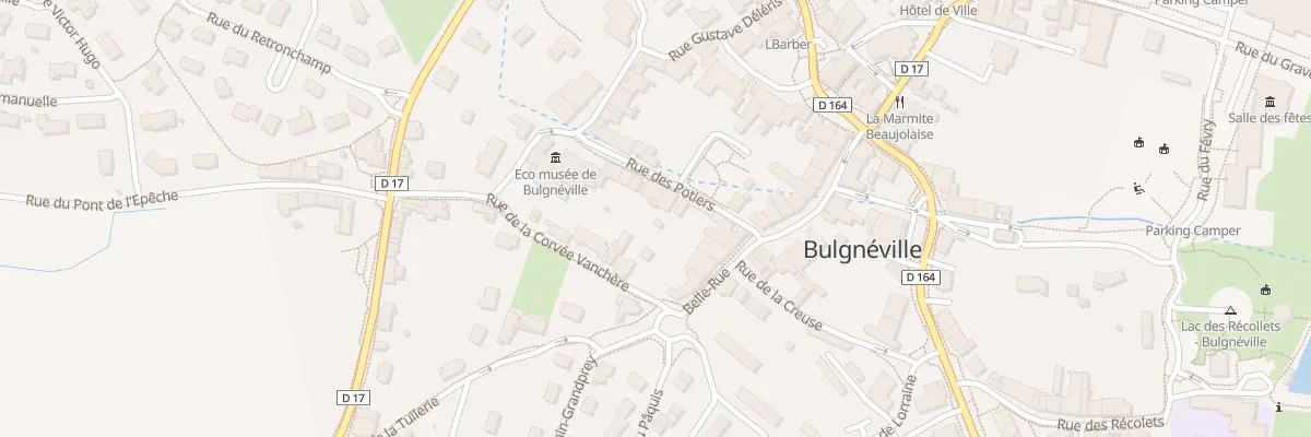 Plan du 88 Rue des Pottiers à Bulgnéville
