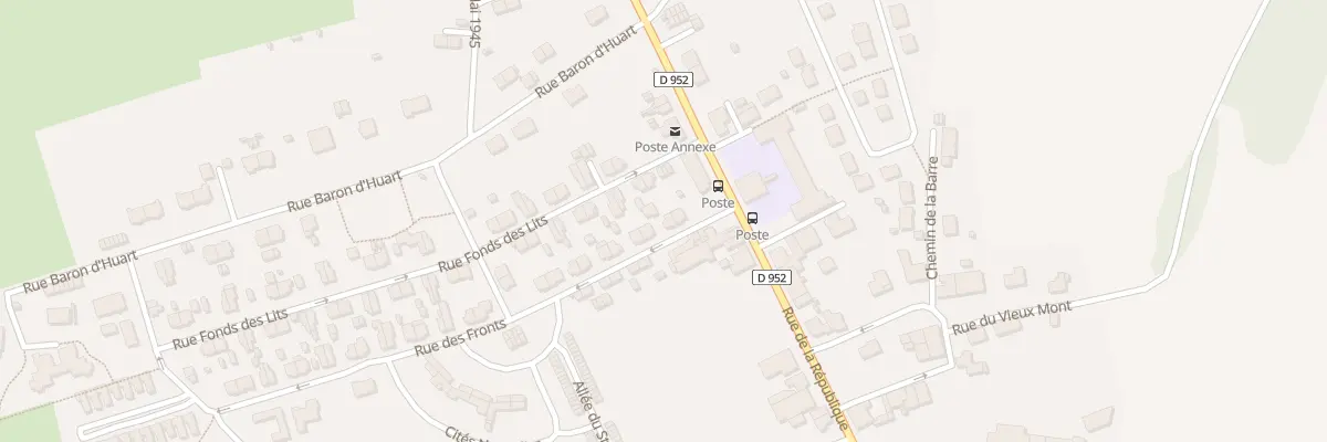 Plan du 27 Rue des Fronts à Mont-Bonvillers