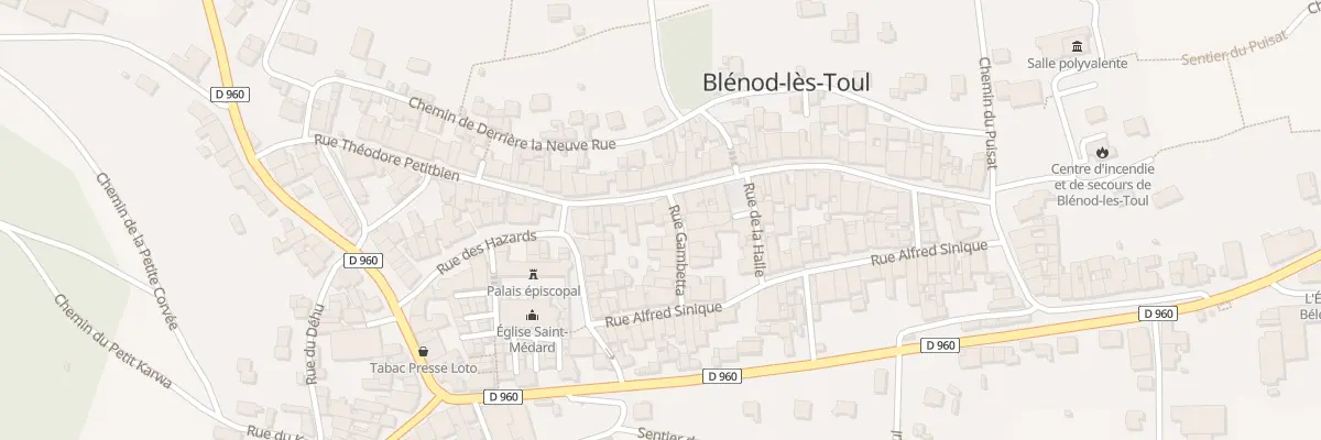 Plan du 16 Rue Emile Bernheim à Blénod-lès-Toul