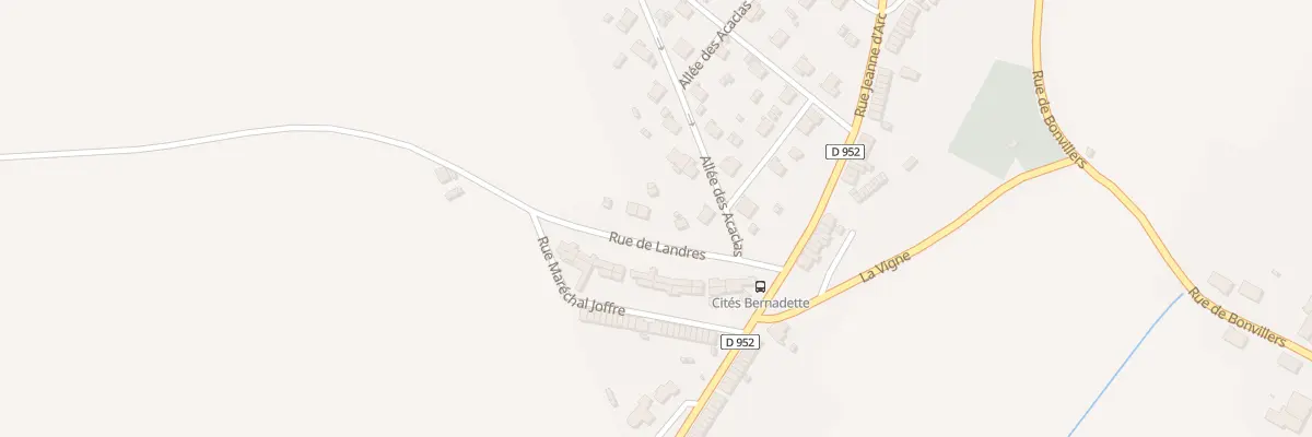 Plan du 2 Rue de Landres à Mont-Bonvillers