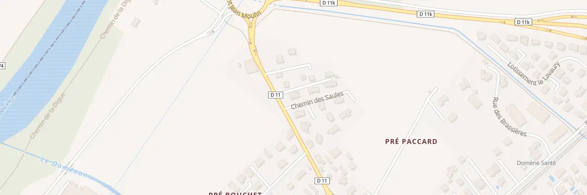 Plan du 136 Rue Marius Charles à Domène