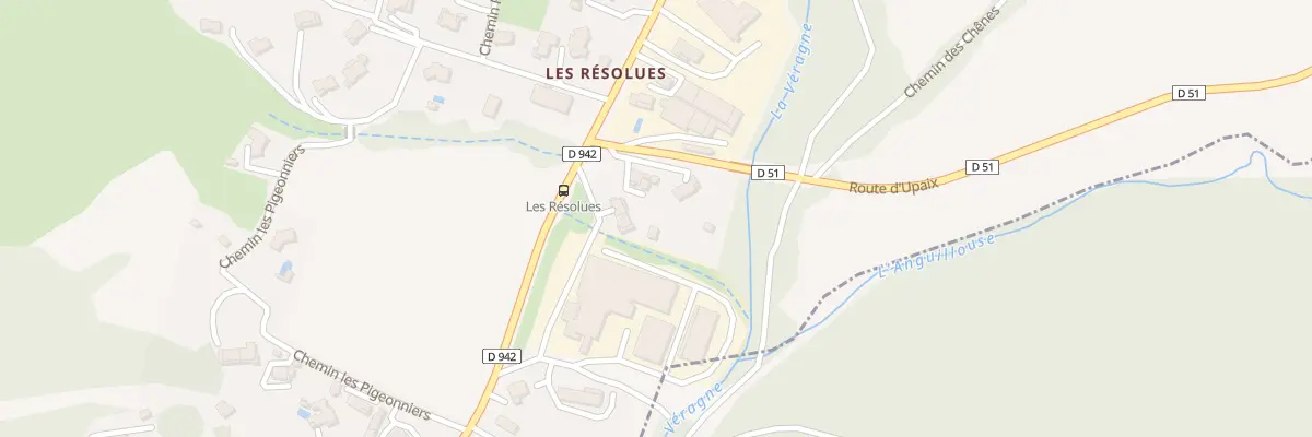 Plan du 5009 Les Resolues à Lazer