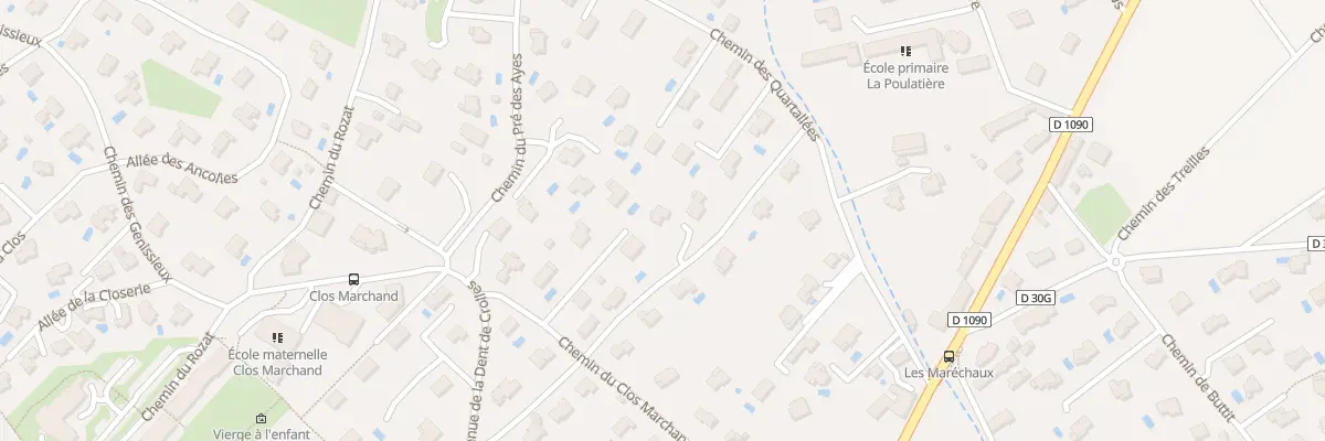 Plan du 6127 Clos Marchand à Saint-Ismier