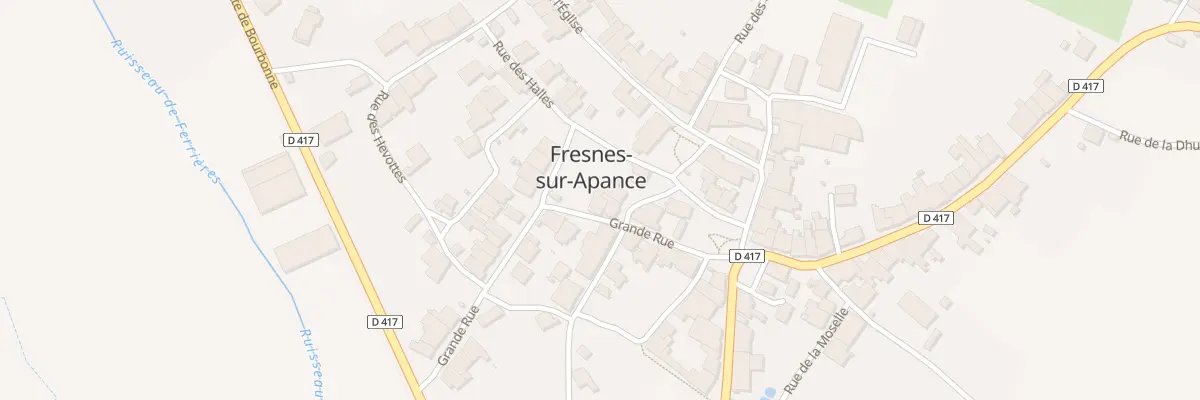 Plan du 6 Rue Grande Rue à Fresnes-sur-Apance
