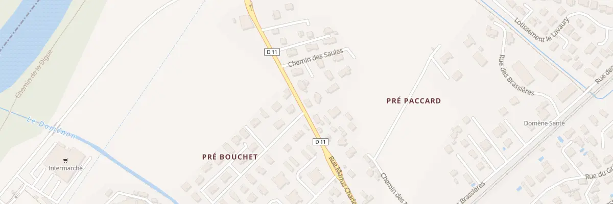 Plan du 126 Rue Marius Charles à Domène