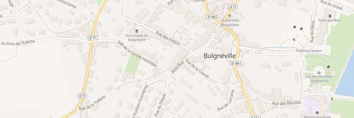 Plan du 261 Rue de la Corvée Vanchère à Bulgnéville